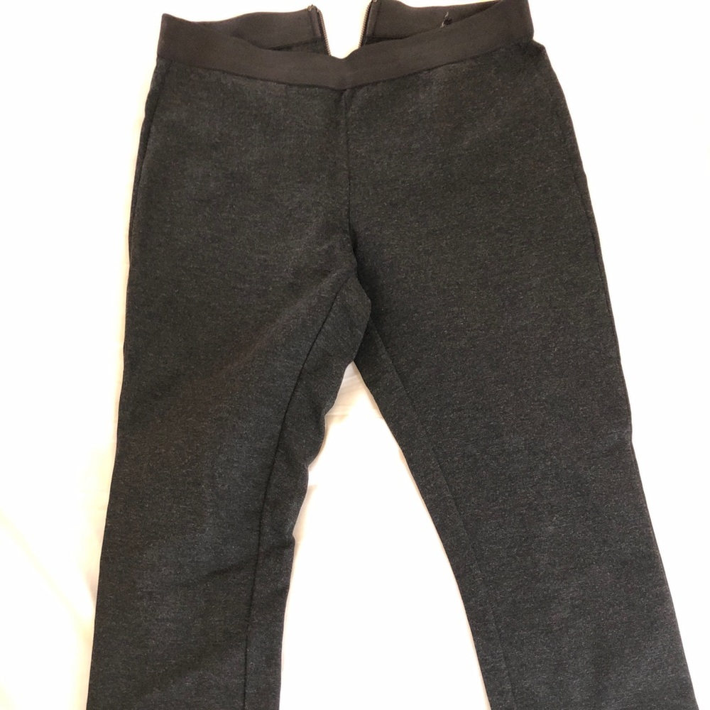 Heather Grey Jcrew Leggings with Zipper